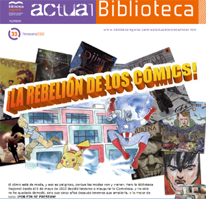 Detalle portada Actual Biblioteca nº 33