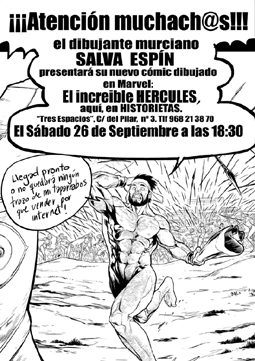 Invitación de Salva Espín. Clic para ver a mayor tamaño