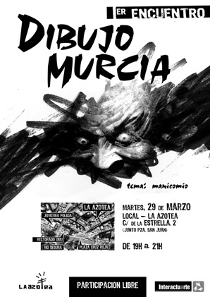 Cartel Primer Encuentro Dibujo Murcia