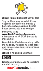 Etiqueta para Bookcrossing